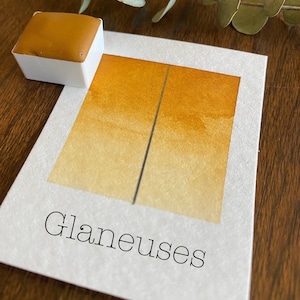 Gleaners. Handmade, ecological and non-toxic watercolors.