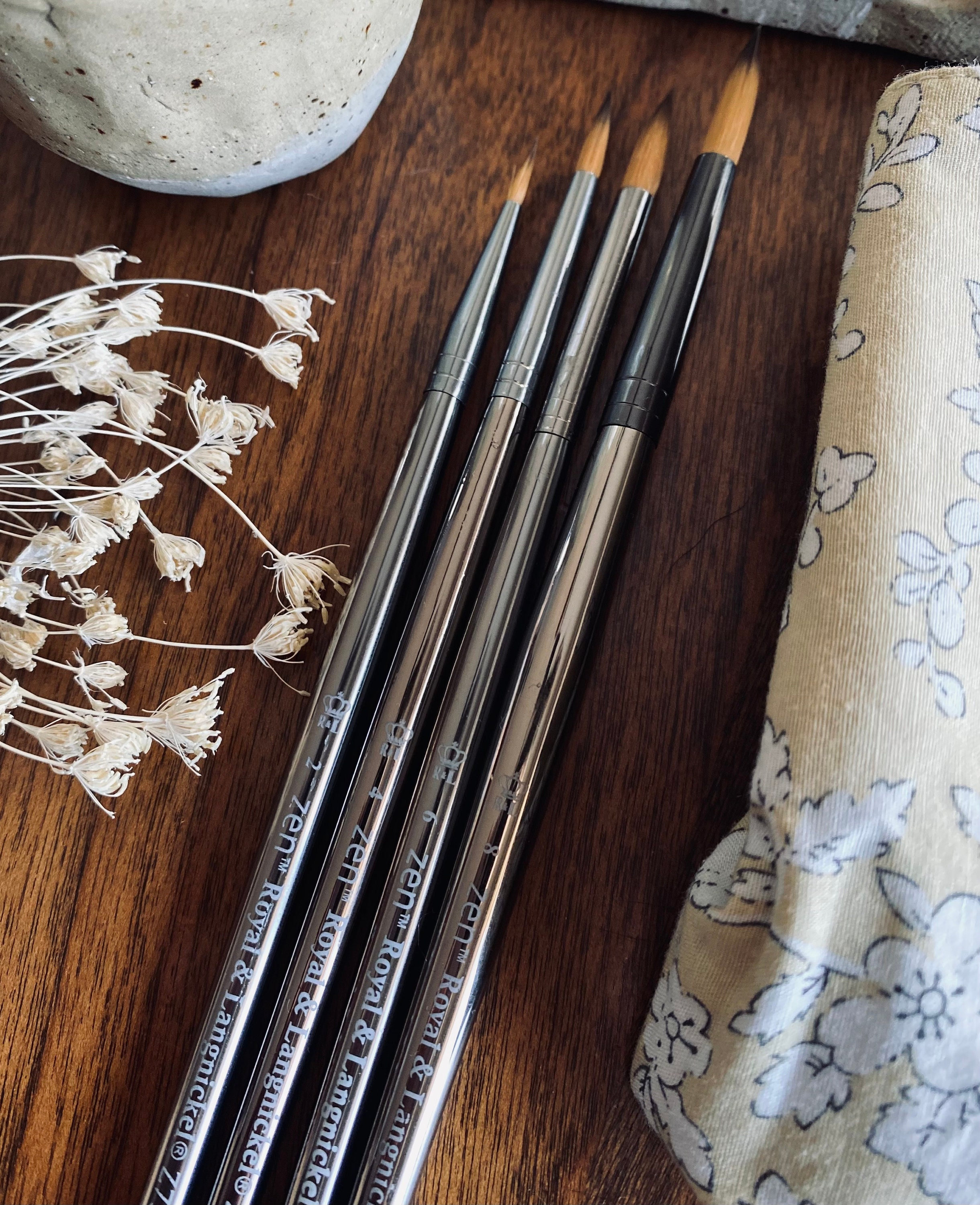 Royal & Langnickel Zen Watercolor Scrubber Brushes