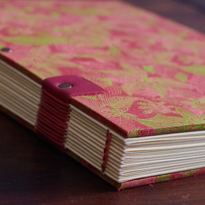 Multicolored A5 notebook, 160-page diary, made with ivory or kraft paper image 3