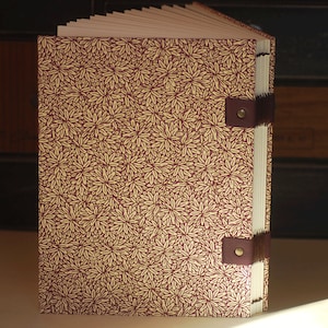 Origineel aquarelnotitieboek met 80 pagina's aquarelpapier, keuze uit 5 omslagpapieren, notitieboek voor aquarellisten