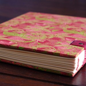 Multicolored A5 notebook, 160-page diary, made with ivory or kraft paper image 1