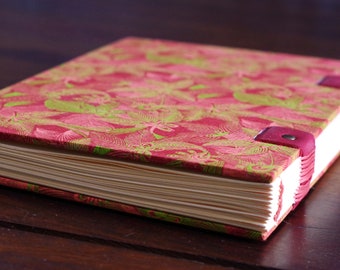 Multicolored A5 notebook, 160-page diary, made with ivory or kraft paper