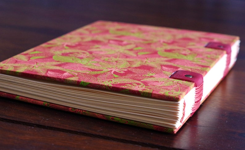 Multicolored A5 notebook, 160-page diary, made with ivory or kraft paper image 1