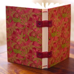 Multicolored A5 notebook, 160-page diary, made with ivory or kraft paper image 4