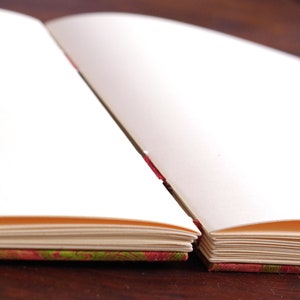 Multicolored A5 notebook, 160-page diary, made with ivory or kraft paper image 5