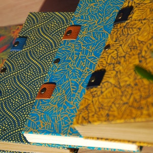 Carnet de voyages style jungle, carnet composé de 120 pages de papier kraft 120g, choix du papier de couverture et du papier intérieur