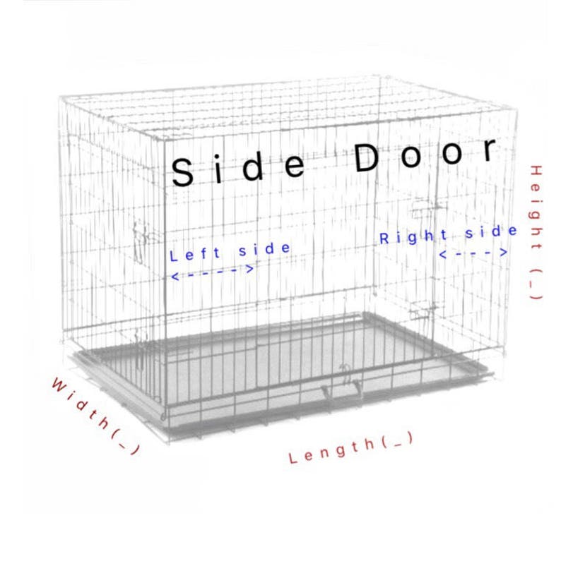 Customized Dog Crate Cover two door Etsy