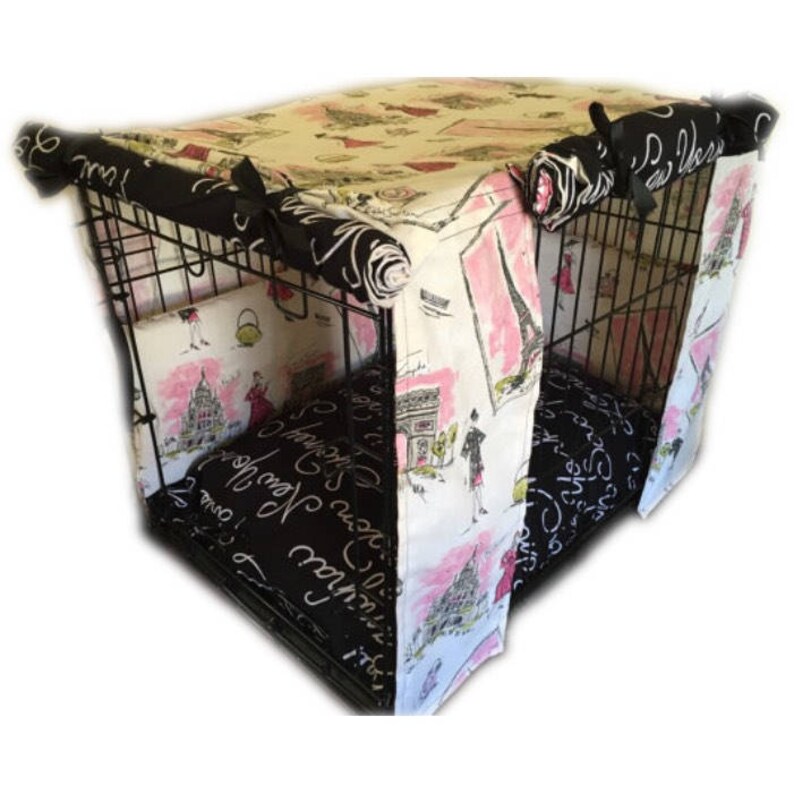 Customized Dog Crate Cover two door Etsy