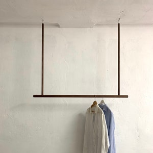 Garderobenstange Ceiling Mounted Rack Ceiling Clothes Rack Ceiling Clothes Rail Hangegarderobe Clothes Rack Kleiderstange Etsy