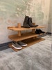 The Japanese - Eiche Schuhregal, Oak Shoe Stand, Oak Shoe Rack, Shoe Storage, Schuhregal , Shoe Shelf - Up to 6 levels! 