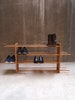 The Clean Lines - Modern Shoe Rack, Shoe Stand, Schühregal, shoe shelf, shoe shelves, schühstander in Oak in Eiche, shoe storage, schühlager 