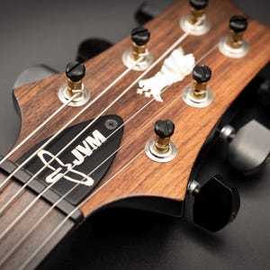 PRS　ローズウッド製　アバロンフレーム　トラスロッドカバー　RENSUOAM Prs truss rod cover - Etsy 日本