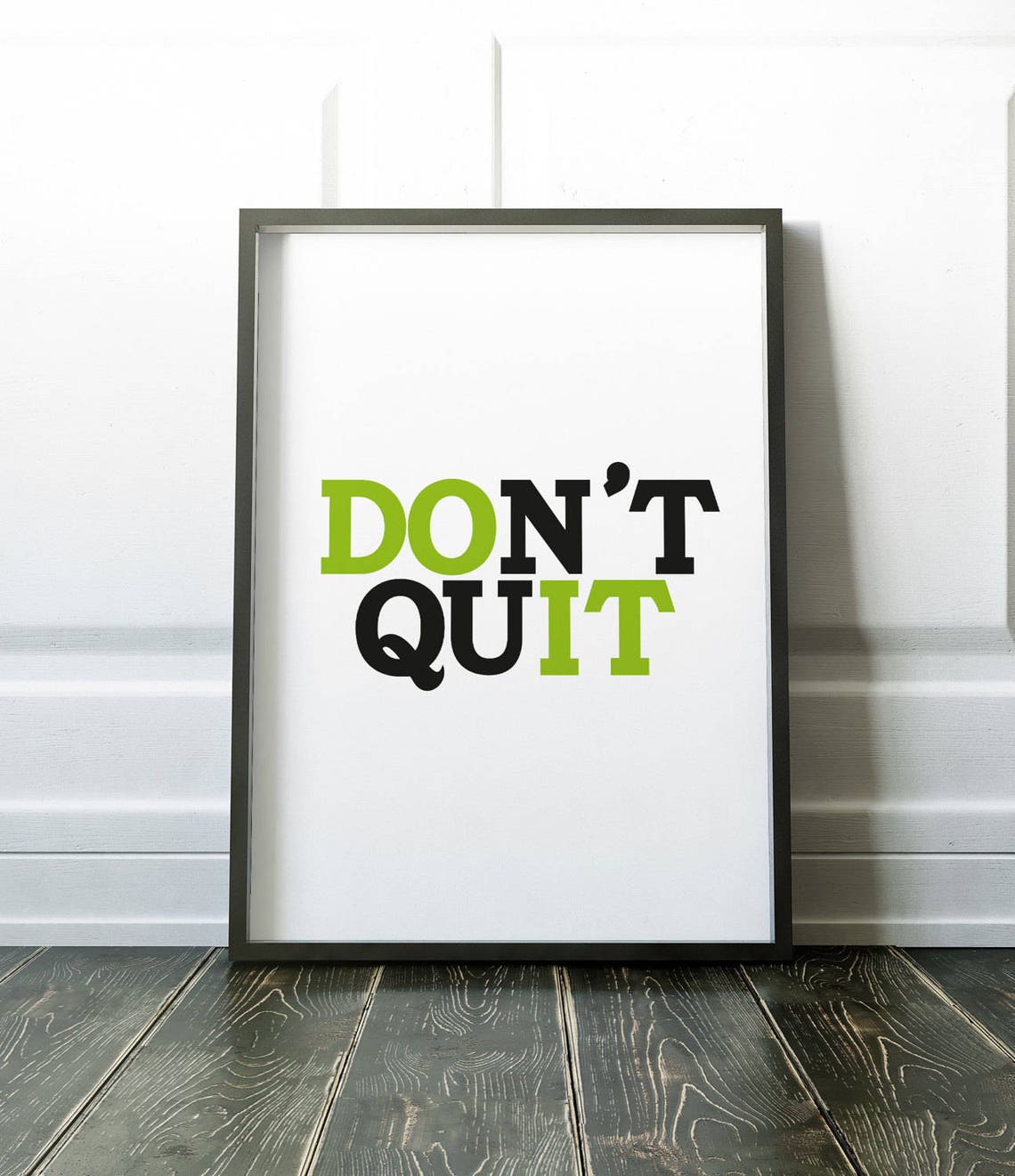 Dont quit poster do it wall art nike poster famous quotes Etsy