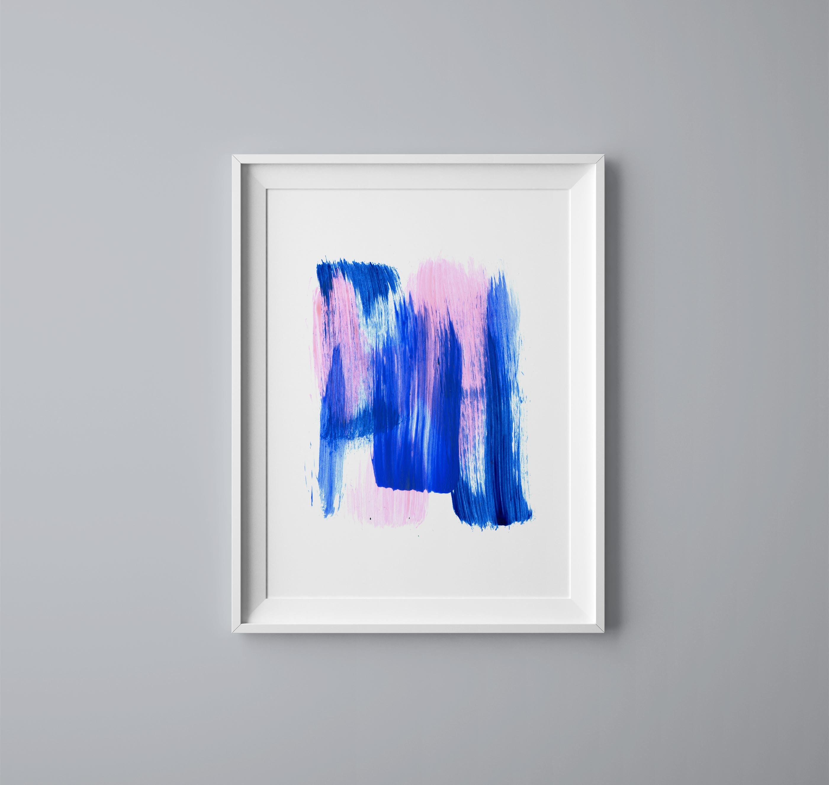 Paint Strokes Wall Art Brushstroke Printable Bedroom Living Etsy