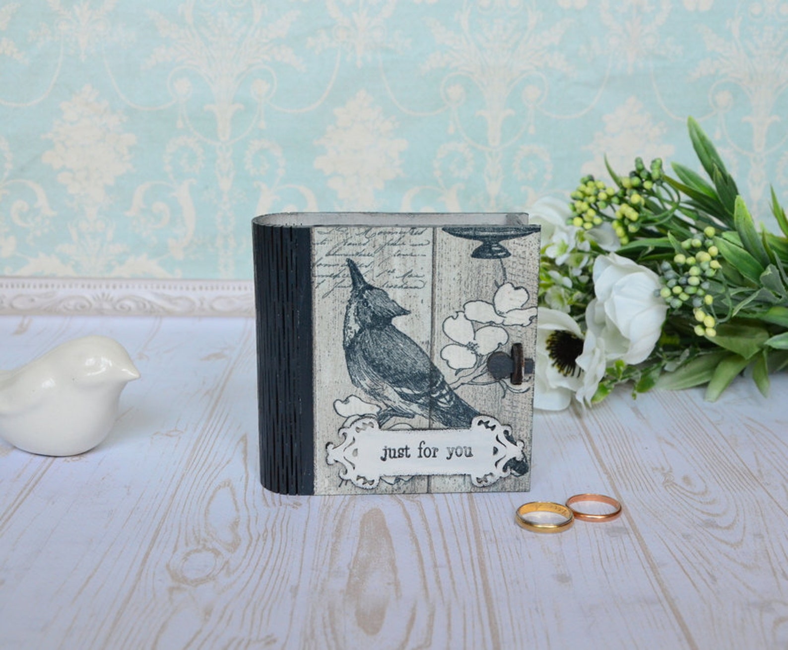 Proposal Box Engagement Box Wedding Ring Box Ring Book Box Etsy