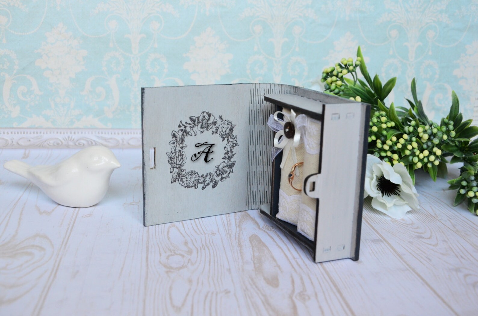 Proposal Box Engagement Box Wedding Ring Box Ring Book Box Etsy