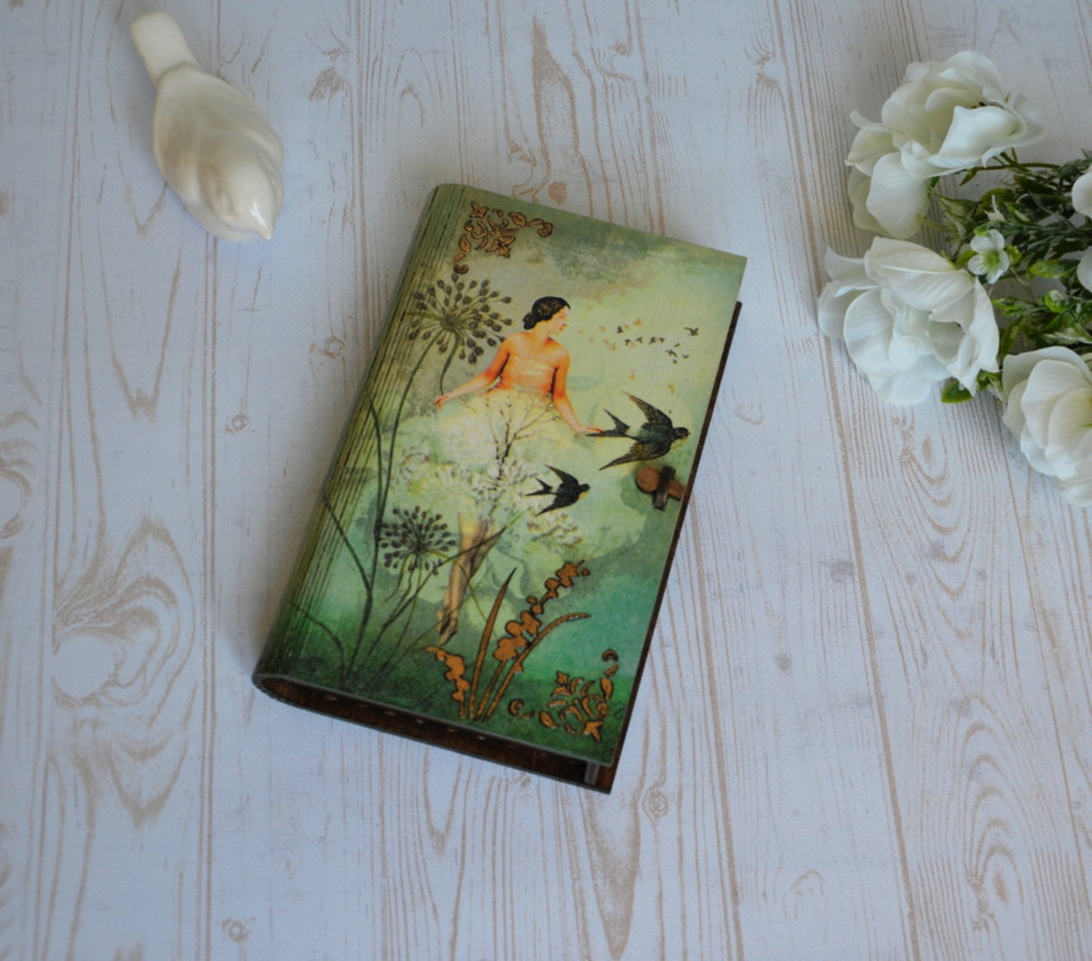 Green Box Cash Box Jewelry Box Wooden Storage Box Wooden Box Etsy