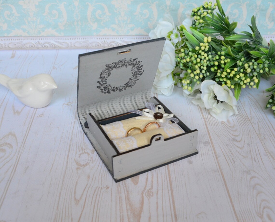 Proposal Box Engagement Box Wedding Ring Box Ring Book Box Etsy