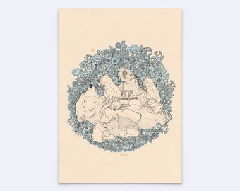 art print "coziness I"