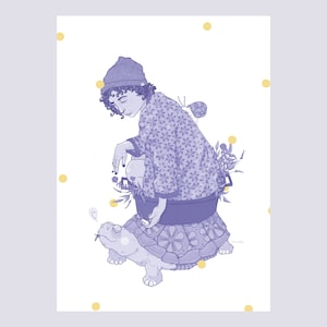 Kunstdruck "slow - purple version" - D-A5/A4/A3-133.2