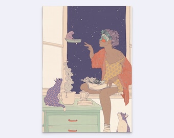 art print "oh wondrous" - D-A5/A4/A3-140.1