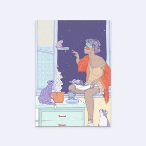 Kunstdruck "oh wondrous" neu - feministische Kunst Poster - Illustration Selbstliebe - feministisches Plakat - Küchenposter - D-A5/A4/A3-140