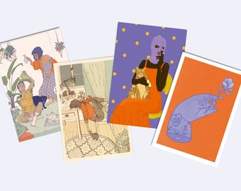 minttu postcard - all motifs - choose one or more