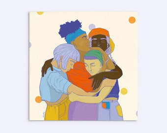 art print "togetherness", special square edition