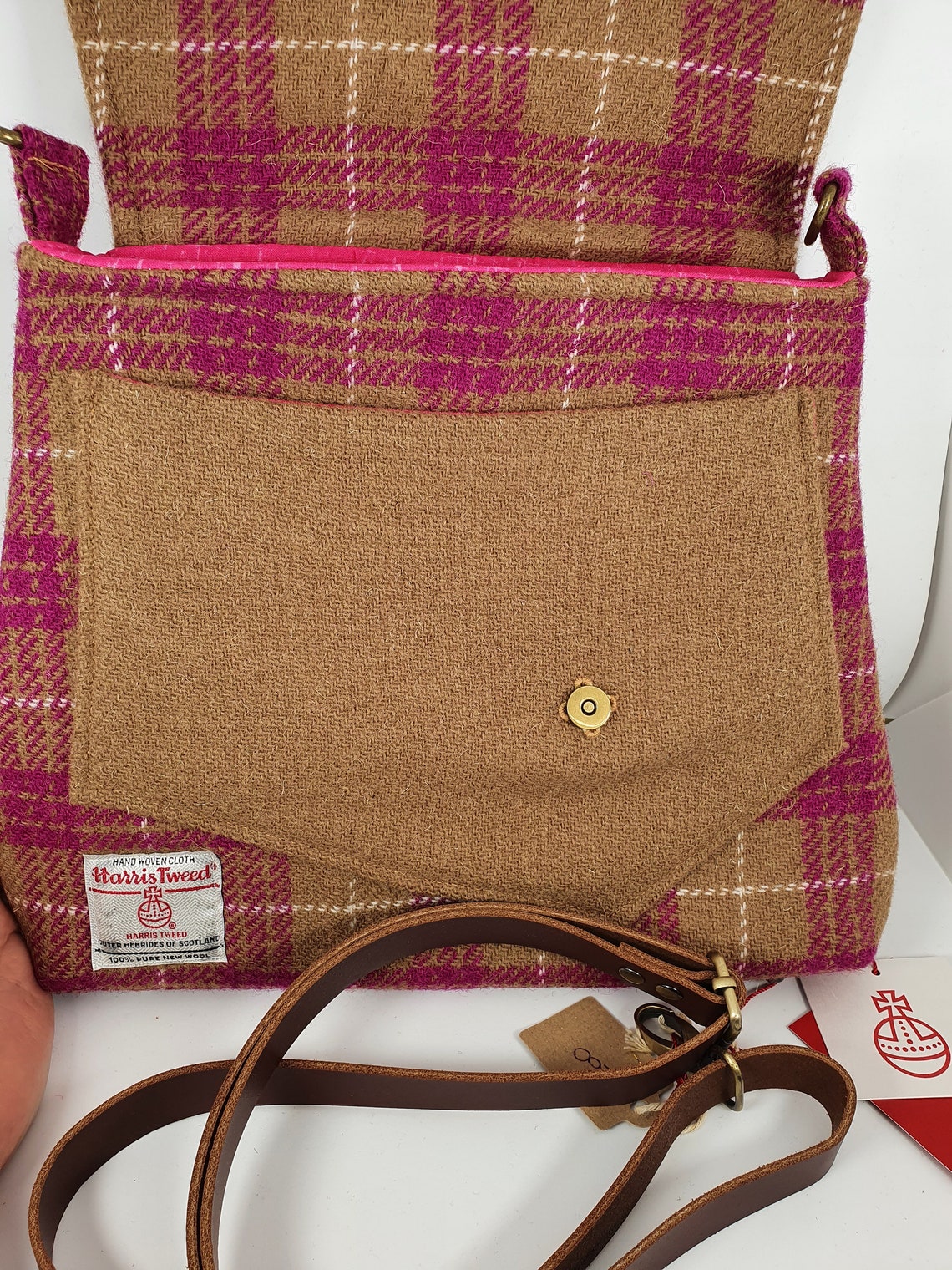 Harris Tweed shoulder/crossbody Bag Etsy
