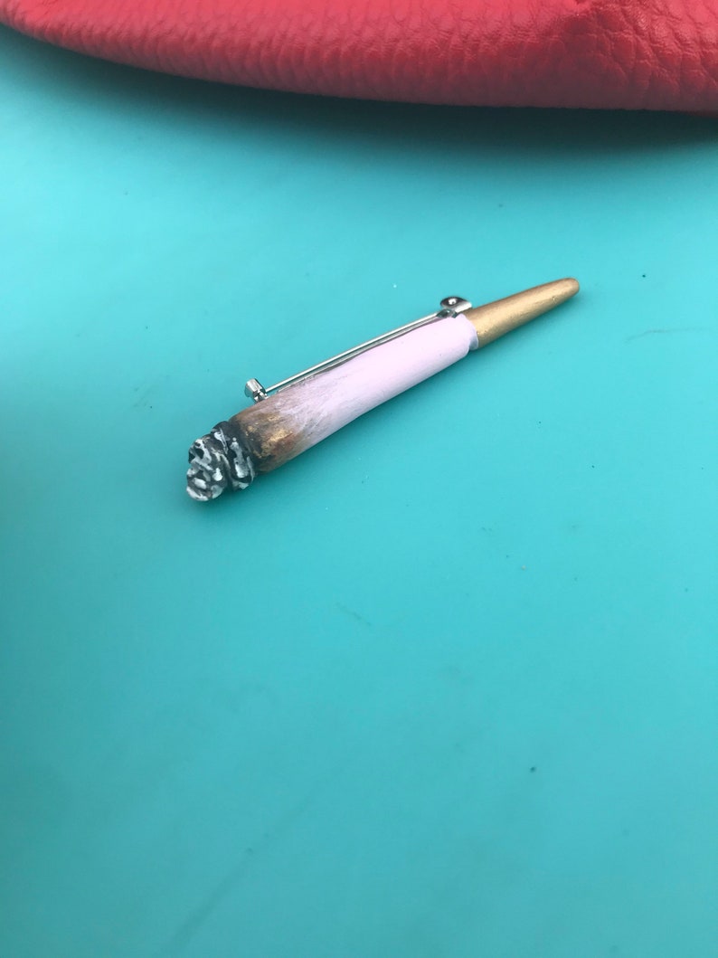 Pink Weed Marijuana Joint Raw Cone Wrap Joint Gold Stoner Etsy