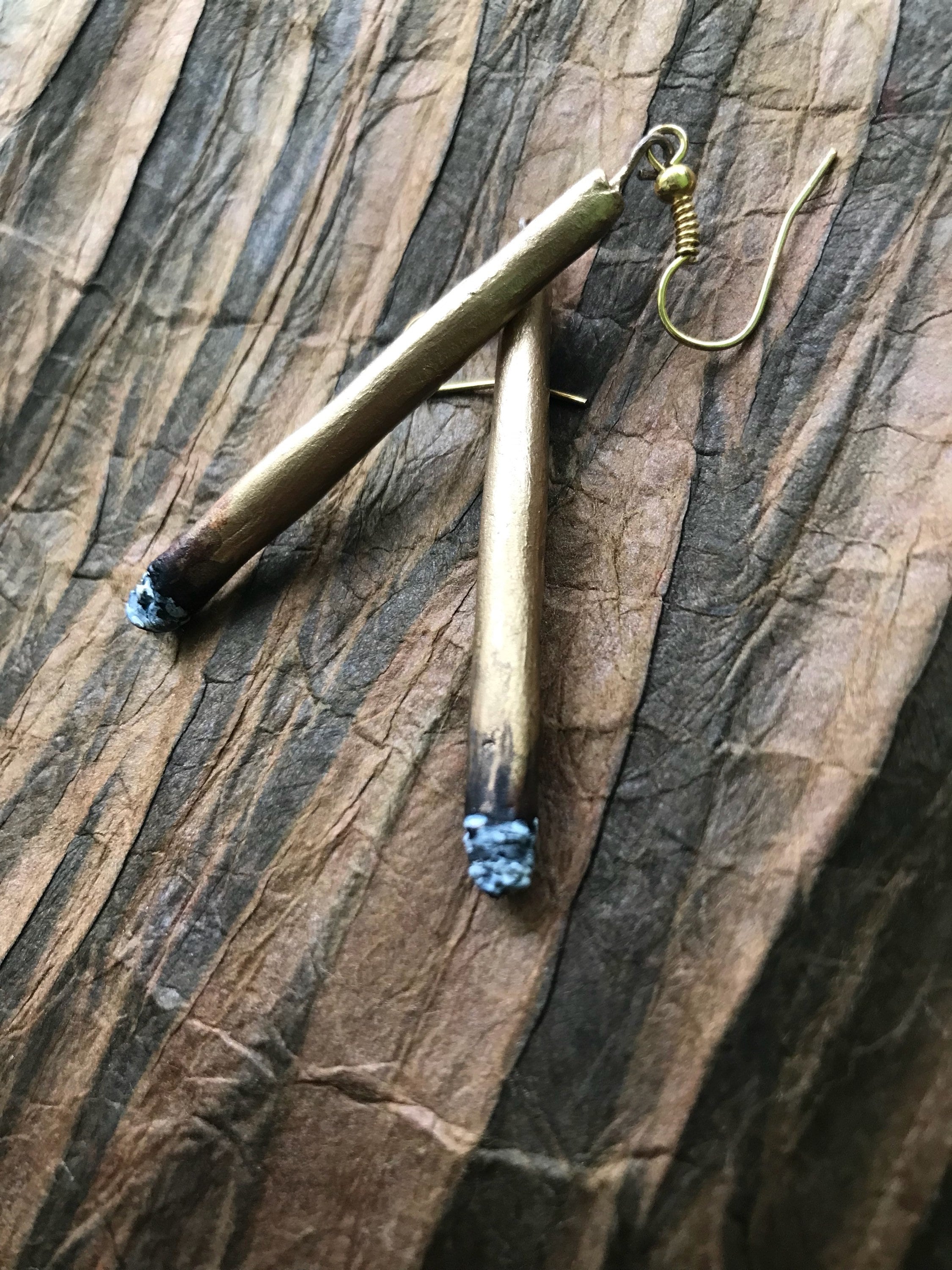 Gold Joint Cannabis Jewelry Weed Gifts Marijuana Jewelry Etsy