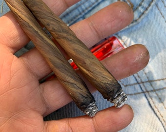Backwoods blunt fonta leaf tobacco leaf fronto spliff Sweetchibababy marijuana jewelry pothead stoner 420 ganja smoker cigar