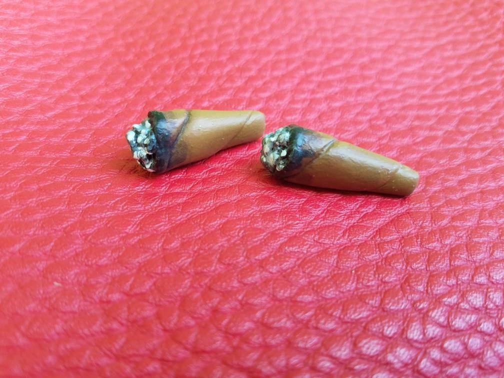 Blunt weed marijuana jewelry cannabis pot joint swisher dutch Etsy