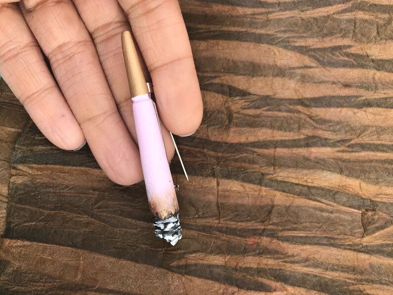 Pink weed marijuana joint raw cone wrap joint gold stoner Etsy