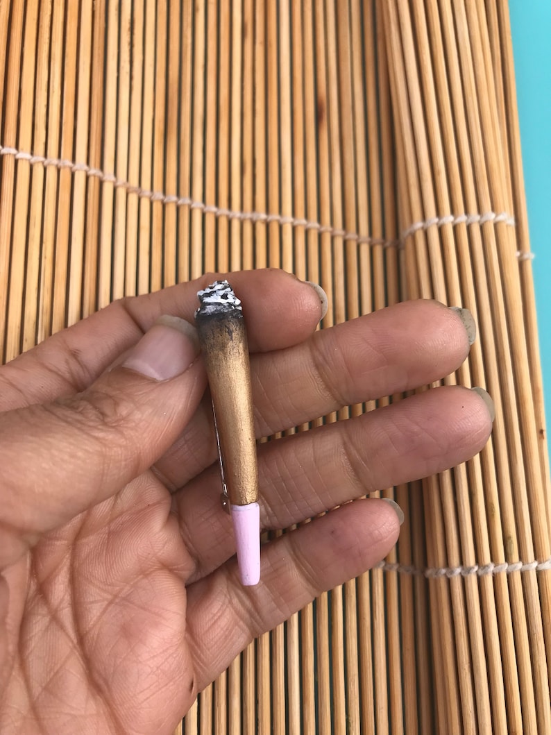 Gold and pink marijuana cone wrap joint spliff pre roll Etsy