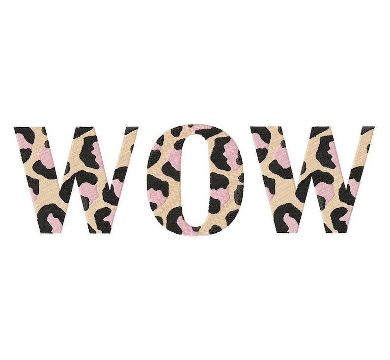 Leopard embroidery font leopard monogram font leopard font  etsy Leopard embroidery font leopard monogram font leopard font  etsy