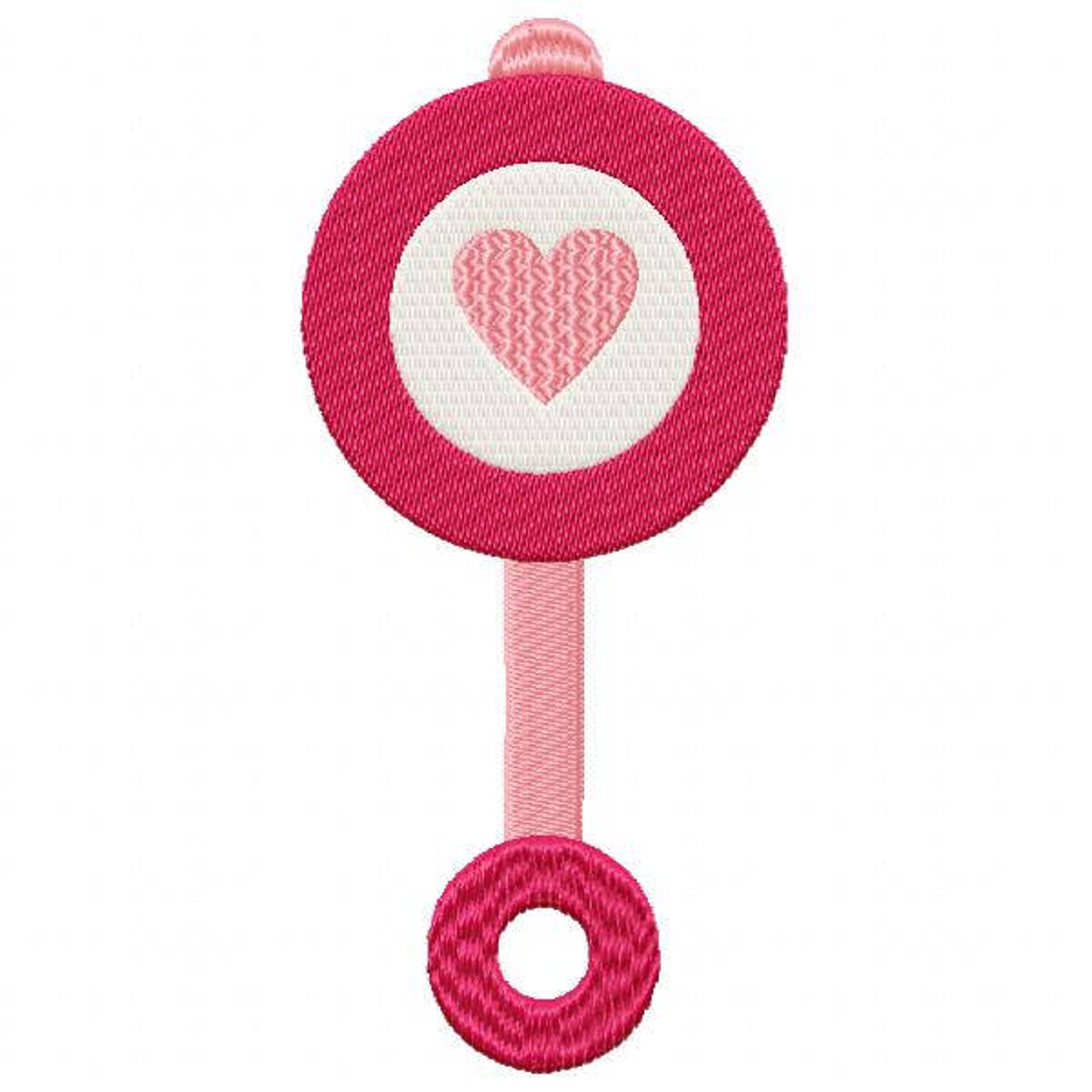 Baby Rattle Embroidery Designs 4x4 Hoop 5x7 Hoop Baby Etsy