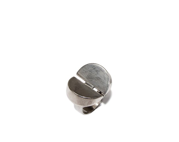 Modernist Urpo Kajander Kaunis Koru Silver Ring He