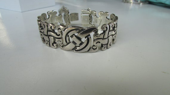 Vintage Ranch Taxco Sterling Silver 980 Bracelet - image 3