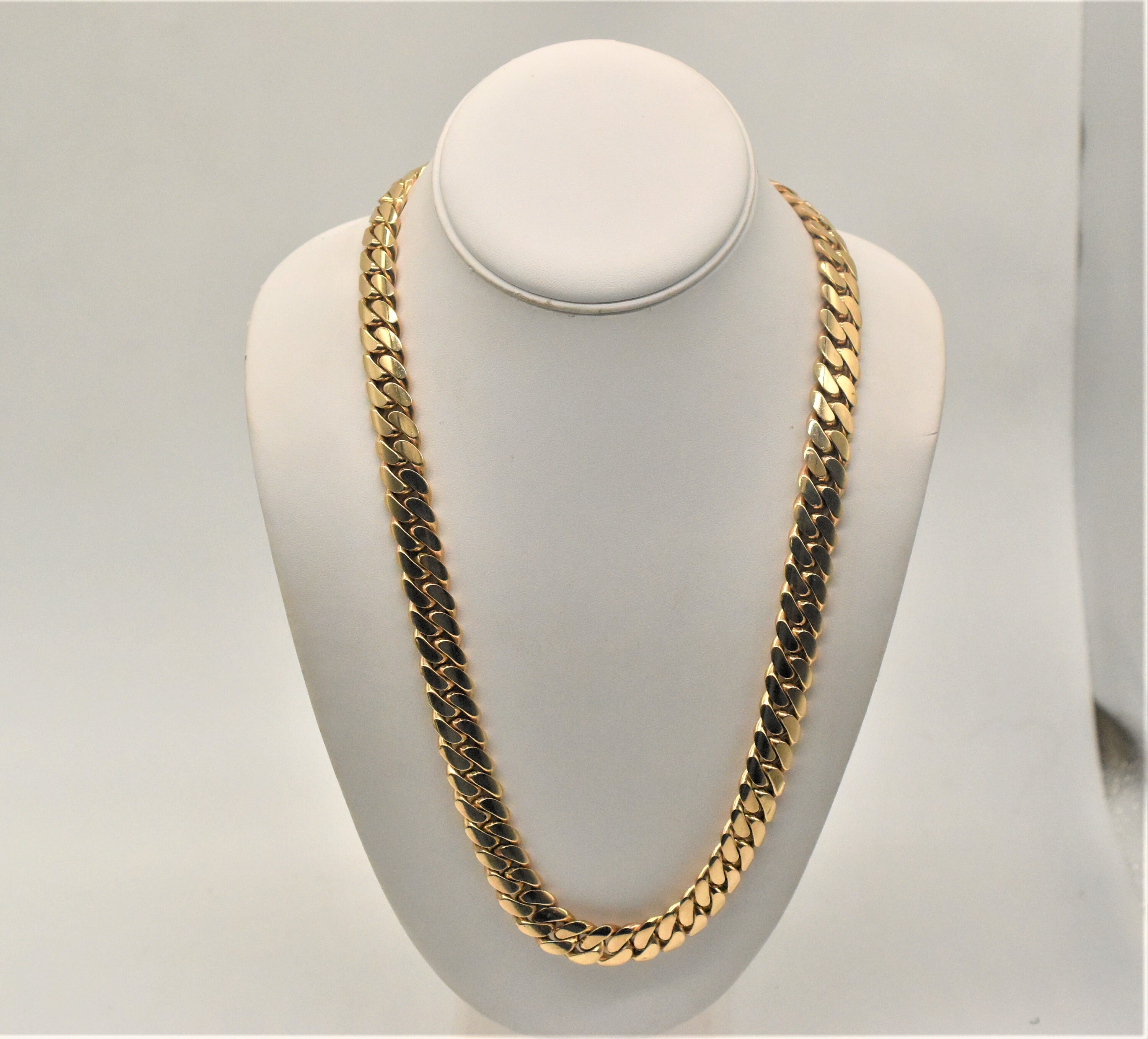 10k Cuban Gold Chain - Etsy