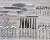 Tiffany & Company Sterling Silver American Garden Luncheon Flatware 54 Pc set