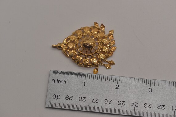 Beautiful 22k, 6.2g, yellow gold pendant. - image 7