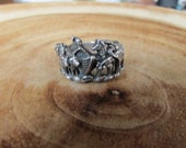 Kabana Sterling Silver Noahs Ark Ring