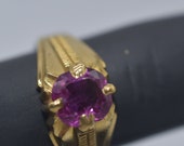 Vintage 18k Gold Ruby Ring 1.69 CTS