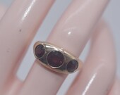 Antique 14k Gold Garnet Ring