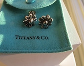 Sterling Silver Tiffany & Company Daisy Earrings