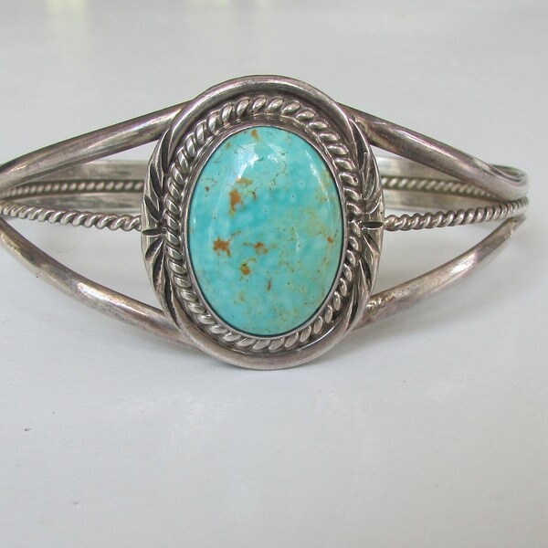 T Skeets Navajo Vintage Turquoise Cuff Bracelet