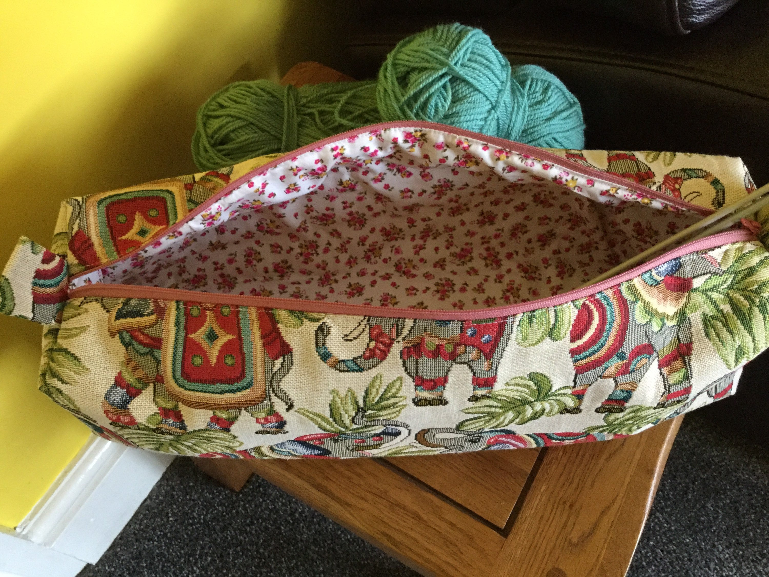 Handmade knitting needle case / bag Etsy