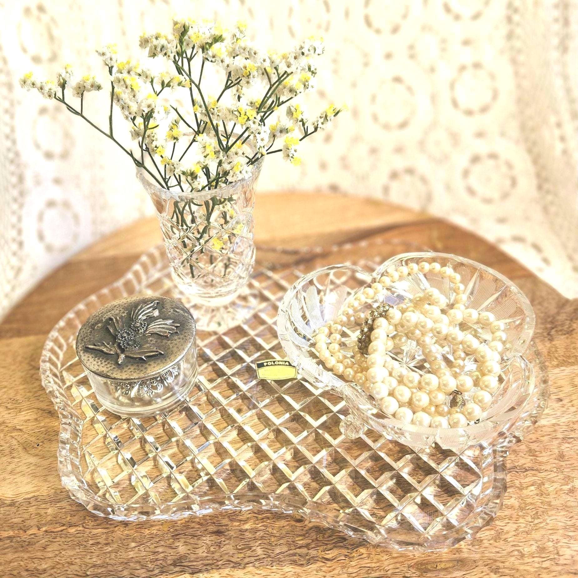 Polonia Crystal Vase - Etsy