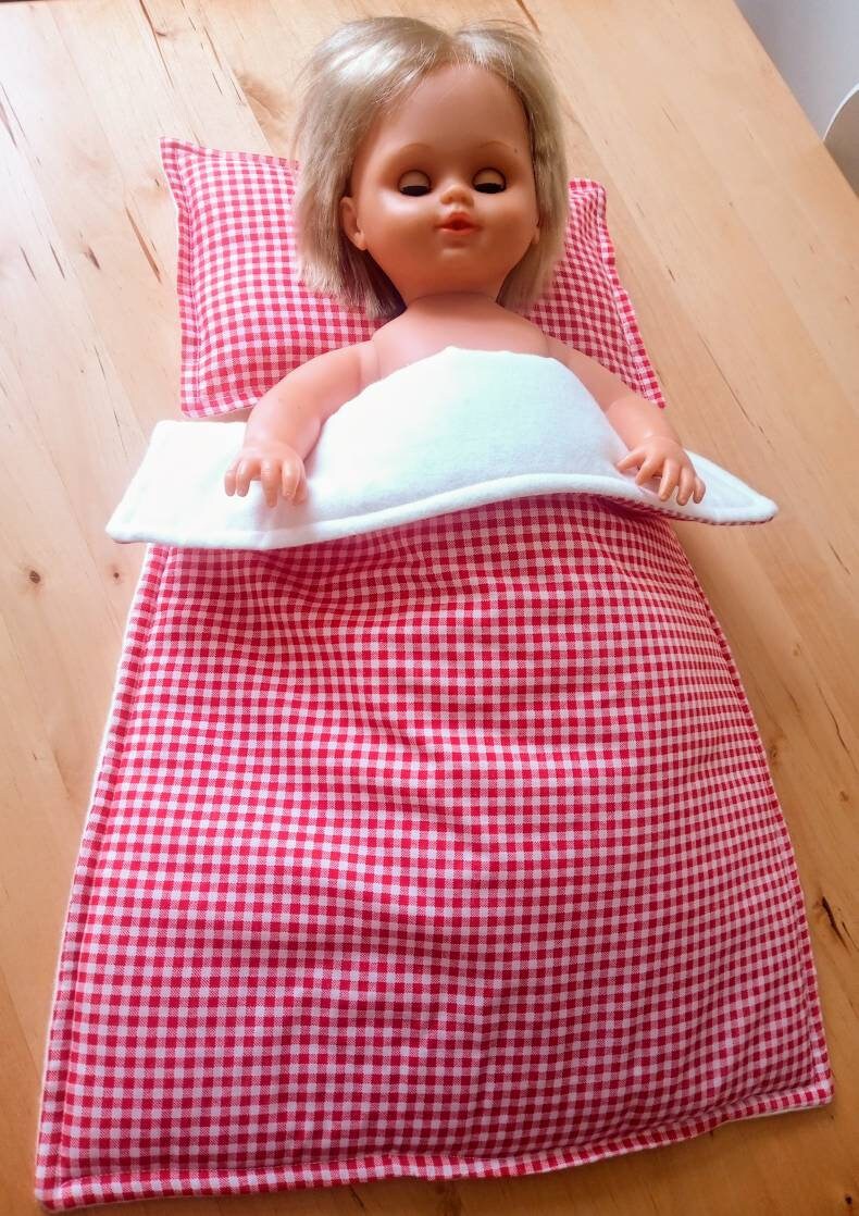 dolls cot bedding